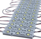 REXTiN Super Bright 200pcs 3 LED Module Pink 5050 SMD 66-72LM Each Module Waterproof Decorative Light for Letter Sign Advertising Signs with Tape Adhesive Backside