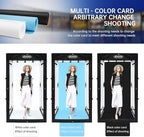Professional Photography Studio LED Dimmable Large Shooting Tent 47x39x78 ZKEEZM Large Lightbox Photo Video Continuous Lighting Cube Shooting Tent Kit Soft Box with 3Colours Backdrops and Carrying Bag