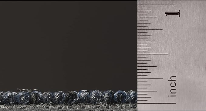 Mohawk Basics 24" x 24" Berber (Loop pile), 0.07" Pile Height, Carpet Tile, PET Fiber, Ocean Tide Color, (24 Tiles), (96 sqft/carton)