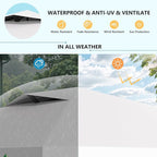 12X12 Pop Up Canopy Tent with 3 Sidewalls,Easy Up Canopy,Commercial Instant Shelter,Heavy Duty One Person Set Up Event Tent,White