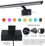BIGMONAT 16inch Wireless LED Picture Light with Remote, 4400mAh Rechargeable Operated Picture Light with Timer and Dimmable, Metal Display Lamp for Wall, Frame Portrait Art, Matte Black