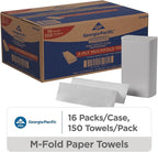 GP Georgia-Pacific Professional Series Premium 2-Ply Multifold Paper Towels by GP PRO, White, 2344214, 150 Towels Per Pack, 16 Packs Per Case