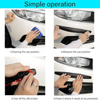 8 Packs Anti-Collision Patch Car Bumper Guard Strip Anti-Scratch Bumper Protector Trim Universal Rear Bumper Protector Car Door Edge Guards Car Side Door Edge Guards Protector (Black)