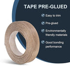 PATIKIL Walnut Edge Banding, 1 Inch x 25 ft Wood Veneer Tape Pre-glued Flexible Plywood Edge Banding with Hot Melt Adhesive for Furniture Restoration
