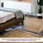 18'' Microfiber Mop for Floor Deep Cleaning, Extendable Long Handle with Aluminum Plate, Wet Mopping and Dry Dusting Chenille Pads Included Great for Hardwood, Laminate, Vinyl, Tile Cleaning