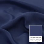 BGment Sliding Door Curtain 84 Inches Long - Blackout Thermal Insulated Grommet Room Divider Privacy Drape for Patio Glass Door, 1 Panel, Navy Blue, 100 Inch Extra Wide