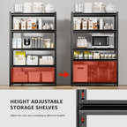 5-Tier 35" W x 15.8" D x 72" H Garage Shelving 3000LBS Storage Shelves Heavy Duty Metal Shelf Unit Adjustable Basement Industrial Storage Racks (72 * 35 * 15.8)