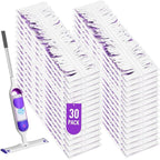 30 Pack Swiffer Power Mop Refills - Disposable Mop Pads for Swiffer Wet Mop, Super Absorbent Wet Pads Refill for Deep Cleaning Hardwood, Tile, and Laminate Floors