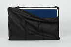 6 Portable Display Panel System, 82.6" H x 70.8" W Trade Show Presentation Board, Folding 6 Show Panels Exhibition Boards 6 Single Sided Panels Blue Hook & Loop-Receptive Fabric