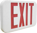 LIT-PaTH LED EXIT Sign, Emergency Exit Light with Back Up Batteries, Double Face - US Standard Red Letter Exit Lighting, UL 924 and CEC Qualified, 120-277 Voltage, 1-Pack