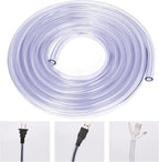 Dog and Cat Cord Protector from Pets No-Chew Solution, Pet Wire Flexible Cable Sleeve 10ft/2mm Thick, 1/2in Diameter Wire Protector Tubing for Cord, Cable Cover for USB Charger,Odorless,2Pack