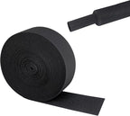 2 in 1 Heat Shrink Braided Sleeving Fabric Tubing-Ideal fit Irregular Shape Hose/Cable/Wire (1-1/8"(29mm), 22FT)
