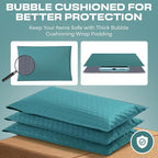 Green Large Poly Bubble Mailers 9.5x14.5 inch #4 | Self Seal Padded Envelopes Cushioned Bubble Mailer | Usable Size 9.5x13.5 | WaterProof | Lightweight mailing Shipping Bags | 200 Pack Bulk