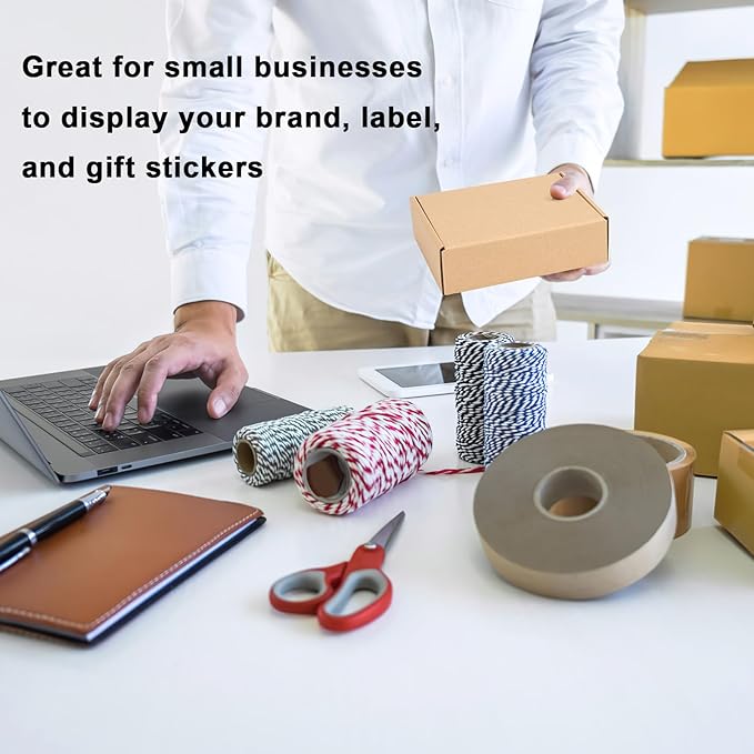 MEBRUDY 7x5x2 Inches Shipping Boxes Pack of 40, Small Corrugated Cardboard Box for Mailing Mailer Packing, Brown