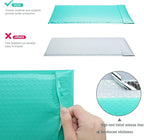 GSSUSA Bubble Mailers 6x10 Padded Envelopes 25 Pack Small Bubble Mailer Shipping Bag Bulk Pack Self Seal Bubble Envelope for Mailing, Packing Business Supplies, Teal 25 Pack