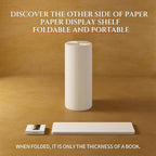 Cylinder Stands for Party,White Paper Display Stand,Reusable,Waterproof and Foldable Cylindrical Pedestal,Suitable for Event Scenes such as Parties and home Decoration,Bearing 660 Pounds