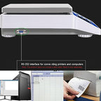 Counting Scale 30kg/66lb x 0.5g Digital Bench Scale for Parts and Coins kg/g/lb/oz Electronic Gram Scale Large Range Lab Industrial Inventory Piece Counting Balance Scales