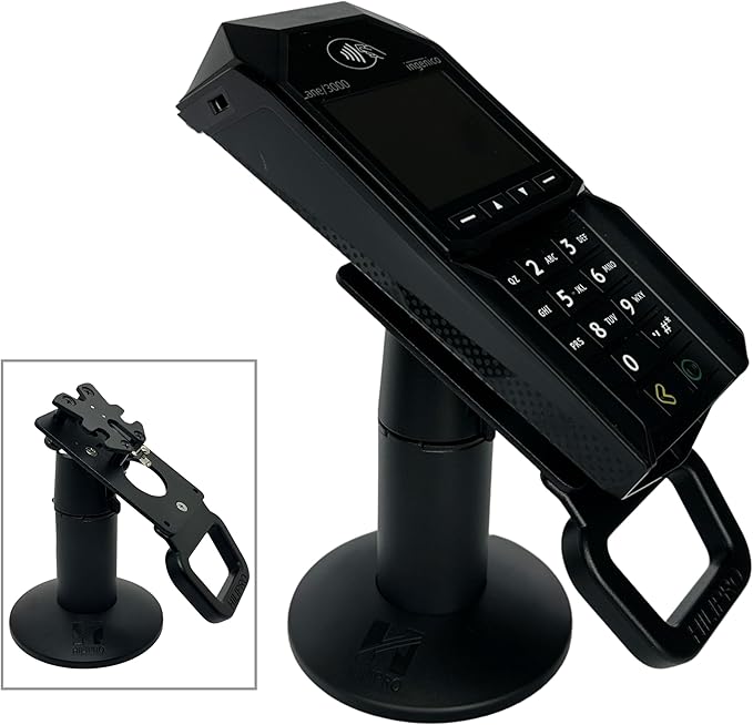 Point of Sale Stand -Swivel Stand for Ingenico Lane 3000, 3600, 5000, 7000, 8000,Axium RX5000, Axium RX7000, Axium RX9000 and Desk 1500 pinpad
