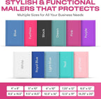 Hot Pink Extra Large Poly Bubble Mailers 14.25x20 inch #7 | Self Seal Large Padded Envelopes | Air Cushioned Bubble Mailer | Usable Size 14.25x19 Lightweight Mailing Shipping Bags| 100 Pack Bulk