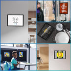YixangDD 5 Pack Magnetic Sign Holder 8.5 x 11, Self-Adhesive Magnetic Wall Mount Sign Holder, Magnetic Document Holder for Wall Window Office Poster Store