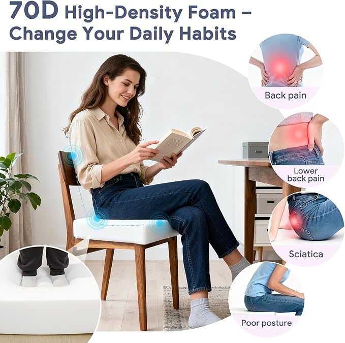 Upholstery Foam 2×24×72 Inch High Density Foam Strong Support Seat Foam for Couch Cushion Replacement Furniture Cushions Car Cushions DIY Projects (3PC)