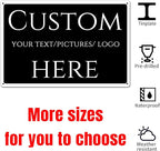 Custom Sign, Custom Delivery Sign，Double-sided，Multiple Sizes, Customize for Office, Business, Workplace, office, Home, Delivery Signs(14 * 10Inch)