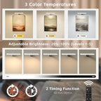 2 Pack Picture Lights for Wall, Rechargeable LED Picture Light Battery Operated with Remote, Dimmable Poster Light for Paintings, Portraits, Art Frames, Display Lighting for Wall Decor,White