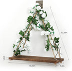 Floating Shelves for Wall,Plant Wall Decor,Hanging Shelf,Cottage Core Decor,Room Decor Aesthetic,Trinket Shelf,Hanging Shelves,Floating Shelves for No Drilling,Two-Piece Set