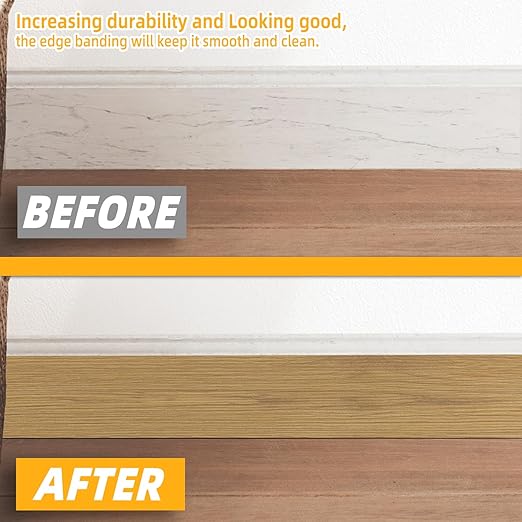 GSCIT Club Wood Grain Repair Tape, 24 inch X 25ft Self Adhesive Oak Grain Repair Patch for Tables, Chairs, Baseboards, Doors, Windows, Floors, Handicraft DIY.