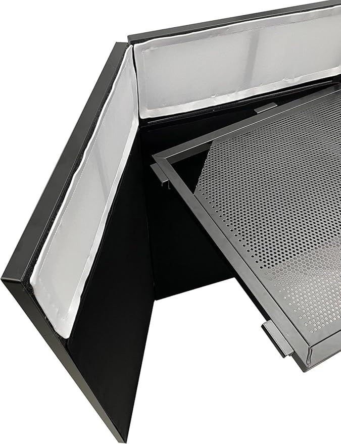 Cedarslink BEAST-8 Large 46" Wide DJ Event Facade White/Black Scrim Booth+ UPPER/LOWER COLOR MIXING INCLUDED! All Aluminum Build only 22 LB