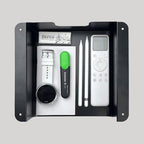 Under Desk Storage Shelf Under Desk Drawer Storage for Sit Stand Desk, Table, Gaming Desk, Workstations Under Desk Organizer Adds Tray for Home and Office(Black)