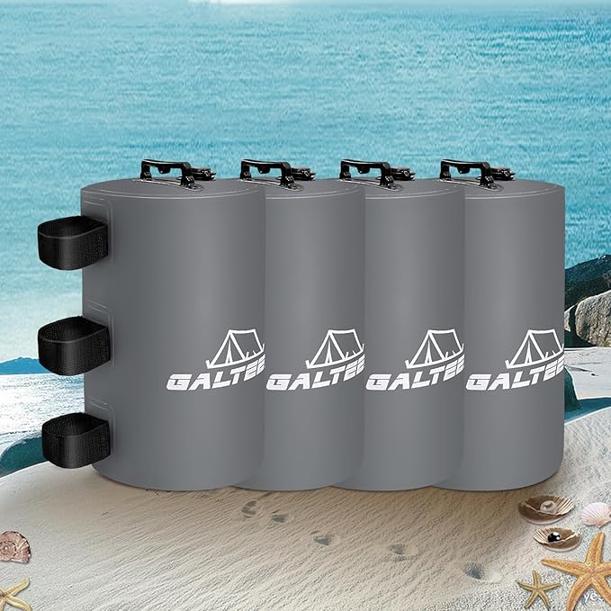 Canopy Water Weight Bag,88 LBS Water Tent Weights Set of 4 Leg Weights for Pop Up Canopy,Canopies,Tent,Gazebo,Gray