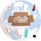 CRUGLA 40 Packs 9x5x4 Shipping Boxes Corrugated Cardboard Boxes Bulk for Small Business Shipping Packing Mailing