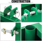 3 Point Hitch Ballast Box, 800 Lbs Tractor Ballast Box with 2'' Quick Hitch Receiver for 3 Point Category 1 Tractors, Loaders and Skid Steers,Green