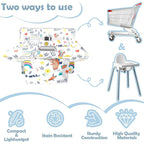 Shopping Cart Cover for Baby Girl Boy 2-in-1 High Chair Water Resistant High Chair Cover Dark Aray Arrow Gender Neutral Cart Cover for Babies Padded Grocery Cart Cover for Baby