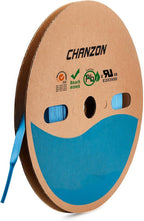 Chanzon 2:1 Ratio - 80Ft Roll - 3/16" (5mm) Heat Shrink Tubing 2:1(25M Total Length) Blue Polyolefin Sleeving Wrap Shrinking 2 to 1 1pcs