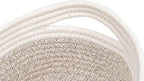 CubesLand Baskets for Shelves Storage,Cube Shelf Closet Storage Bins Set 2,Long-lasting &Skin-friendly Toy Basket Bin,Stylish Room Decor Basket,Woven Off White/Light Brown