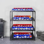 VEVOR Plastic Stackable Storage Bins 24 Pack (5 x 4 x 3-Inch), Hanging Stackable Storage Organizer Bins, Heavy Duty Stacking Containers for Closet, Garage, Office, or Small Parts Organization
