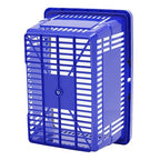 12Pcs 18L Shopping Baskets with Handles, Portable Plastic Retail Grocery Baskets Large Capacity for Stores, Supermarket, Retail, Groceries Shopping (Blue)