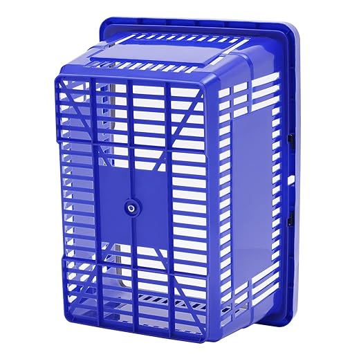12Pcs 18L Shopping Baskets with Handles, Portable Plastic Retail Grocery Baskets Large Capacity for Stores, Supermarket, Retail, Groceries Shopping (Blue)