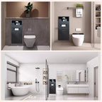 Stainless Steel Shower Nich, 25.4X11.2IN Recessed Waterproof Bathroom Niche, Built-in Trash Can Alcove, Toilet Paper Toiletries Storage Rack for Kitchen Living Room Bedroom Hotel Residential