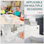 Wipes Dispenser, One-Handed Operation Wipe Holder for Baby & Adult, Seal-Designed Wipes Container for Bathroom Keep Diaper Wipes Fresh (White)
