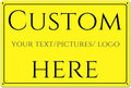 Custom Sign, Custom Delivery ，Aluminum Weatherproof Metal Sign Multiple Sizes, Customize for Office, Business, Workplace, office, Home, Delivery (14 * 10Inch)