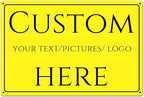 Custom Sign, Custom Delivery ，Aluminum Weatherproof Metal Sign Multiple Sizes, Customize for Office, Business, Workplace, office, Home, Delivery (14 * 10Inch)