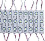 REXTiN Super Bright 200pcs 3 LED Module Green 5630 5730 SMD 40-45LM Per led Waterproof Decorative Light for Letter Sign Advertising Signs with Tape Adhesive Backside