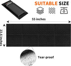 Walking Pad Mat for Carpet, Treamill Mat for Hardwood Floors, High Density, 1/4 Thickness, Folable, Floor Protection Mats for Bike, Elliptical, Treadmill