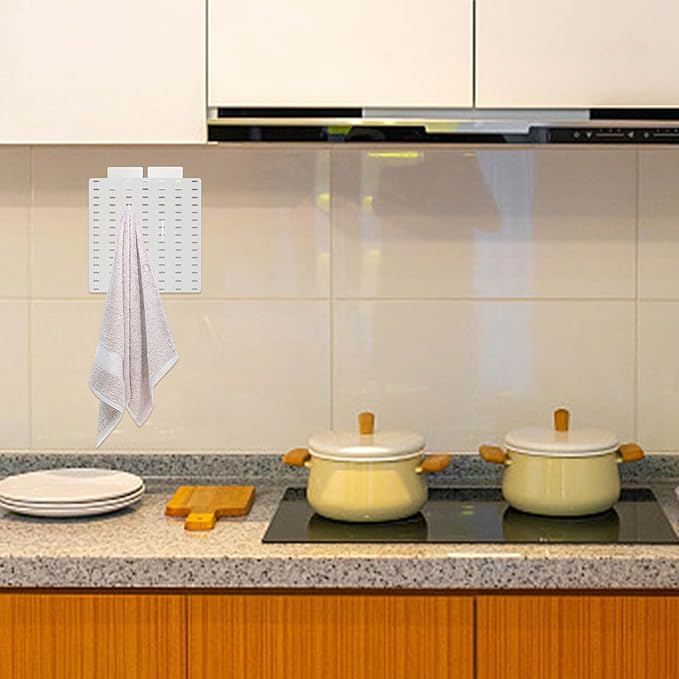 jojofuny 7Pcs Pegboard Hanging Hooks Shelf Storage Hooks for Supermarket Display for Kitchen Bedroom Workshop Organization