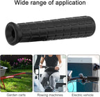 Rubber Handles for Wheelbarrow, 8-42mm Inner Diameter Wheelbarrow Handles Fit Most Wheelbarrows, Wheelbarrow Handle Grips Replacement (114mm x 10mm)
