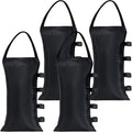 110LBS Heavy Duty Canopy Weights Sand Bags for Pop Up Canopy Tent Legs,Patio Umbrellas, Gazebos,4 Pack Black (Without Sand)