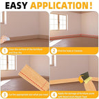 GSCIT Club Wood Grain Repair Tape, 15.7 inch X 25ft Self Adhesive Maple Grain Repair Patch for Tables, Chairs, Baseboards, Doors, Windows, Floors, Handicraft DIY.